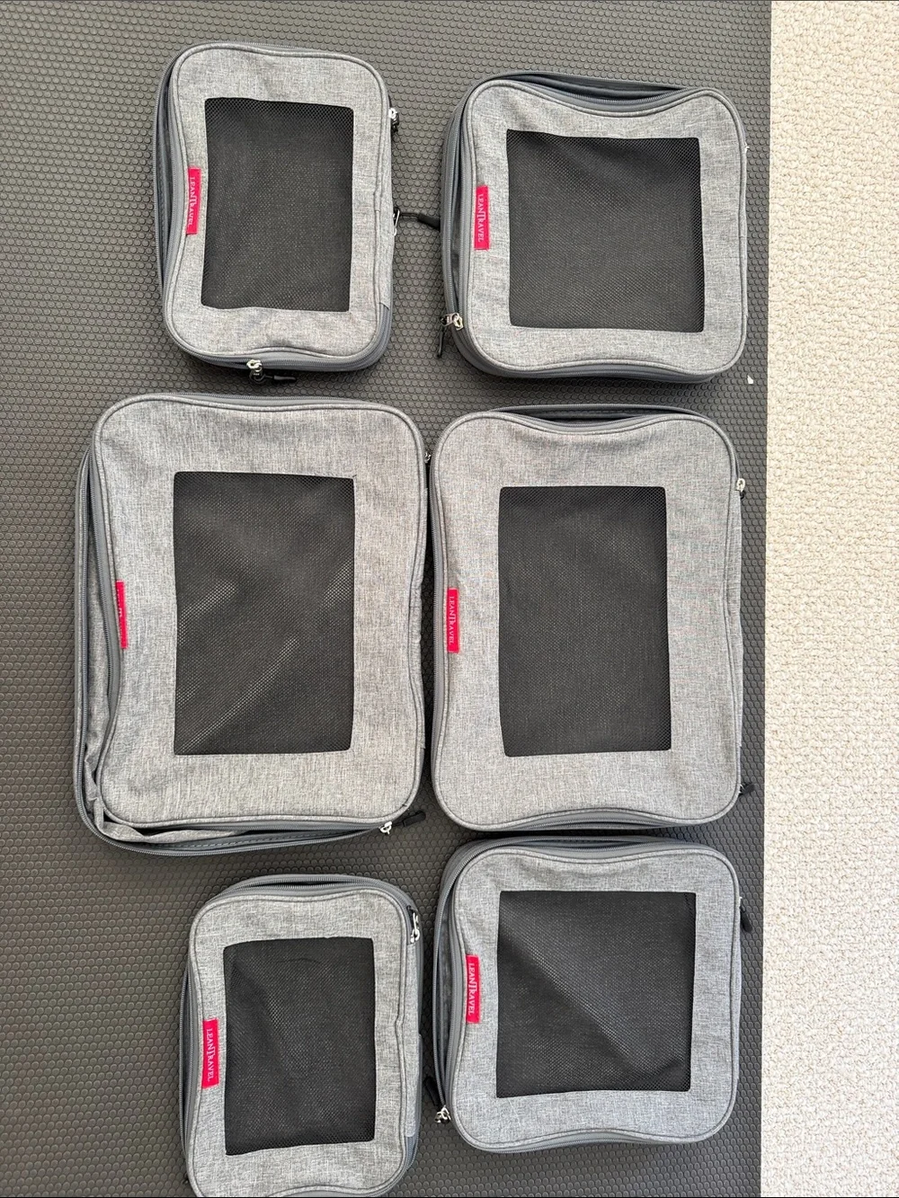 Travel Compressor Bags Lean Travel T  (6) for Condensing Clothes and Gear